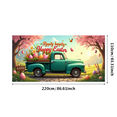 thumbnail image 7 of Easter Themed Backdrop Banner with Bunny Truck and Eggs Design Party Decorations for Easter Celebrations Family Gatherings Spring Events Photography Props, 7 of 7
