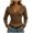 Coffee, variant on Tops for Women Deep V Neck Long Sleeve Slim Fitted Crop Top Solid for Urban Night Out Party Street Casual Spring Fall