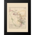 thumbnail image 2 of Arrowsmith 18x24 Black Modern Framed Museum Art Print Titled - Australia Van Diemens Land Tasmania, 2 of 5