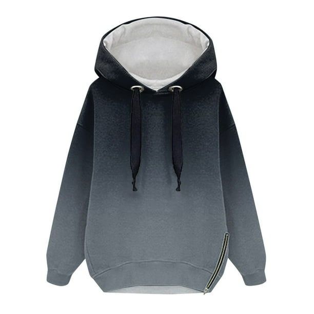 Hoodie Shirts for Women Winter Warm Hoodies Color block Pullover Casual Sweatshirts Long Sleeve Tops Loose Hoodie Shirt Work Outfits for Women on