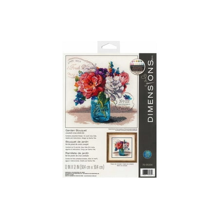UPC: 0088677353346 | Dimensions Cross Stitch Kit Garden Bouquet