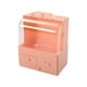 thumbnail image 1 of Organizador de cosméticos rosa, 1 of 5