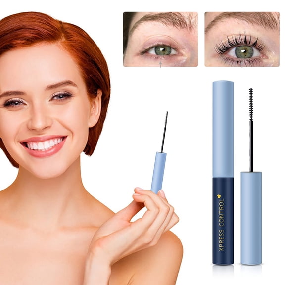 Sky Tubes Mascara, Waterproof Iron Eye Mascara With Metal Brush, 3D Curling, Pigment Volumising & Smudge Proof Lash Makeup For Older Women With Sensitive & Thinning Eyelashes