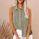 thumbnail image 2 of Top para mujer,Blusa de lentejuelas con cuello en V, camisa informal holgada, top de poliéster con brillo, ropa de fiesta para mujer, sopatenor, 2 of 9