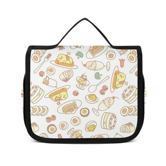 Gudetama Hanging Travel Toiletry Bag Makeup Cosmetic Bag Organizer for Women Girls
