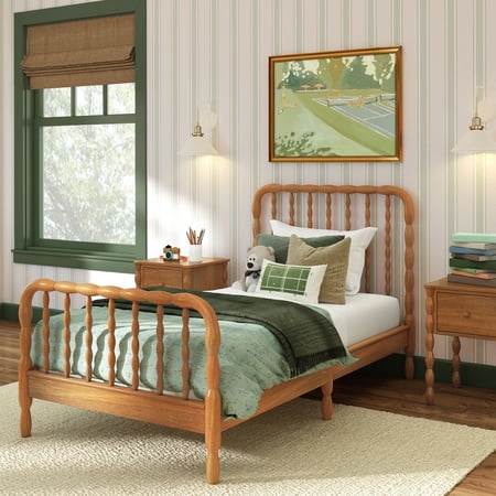 Jenny Lind Twin Bed, Pecan
