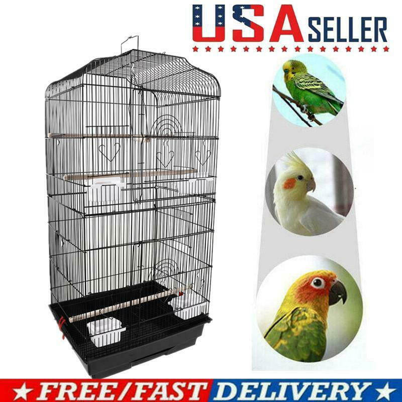 Large 65" Canary Parakeet Cockatiel LoveBird Finch Bird Cages With Stand-100 