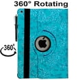 thumbnail image 4 of JYtrend Case for 2020 iPad 10.2 inch, for iPad 8th generation, Rotating Stand Smart Magnetic Auto Wake Up/Sleep Cover for A2270 A2428 A2429 A2430 MYLF2LL/A MYLD2LL/A MYN52LL/A (Embossed Blue Flower), 4 of 8