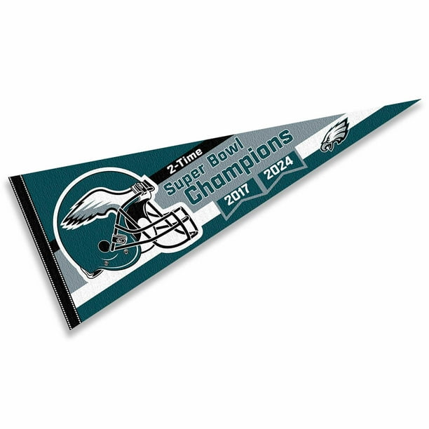 Banderín WinCraft Eagles Super Bowl LIX Champions