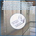 thumbnail image 4 of 3/4-Inch Blind Shade Mounting Brackets for Cellular, Honeycomb, and Pleated Shades - Universal Replacement Hardware Set of 3, 4 of 7