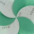 thumbnail image 2 of Dura-Gold Premium 5" Green Film Sanding Discs - 240 Grit (Box of 50) - Hook & Loop Backing Sandpaper Discs for DA Sanders, Finishing Medium Fine Cut Abrasive - Sand Auto Paint, Woodworking Wood, 2 of 6
