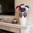thumbnail image 5 of Cififendec 4th of July Patriotic Giltter Bows Decoration, Red White Blue Sequin Memorial Day Decor, Independence Day Party Accessory Gift, 5 of 5