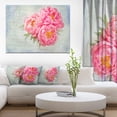 thumbnail image 1 of Design Art - Pivoines Roses dans un Vase Blanc, 1 of 4