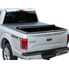 Roll Up Tonneau Truck Bed Cover 5.5ft Roll Tonneau Cover For Ford F-150 2015-2017 Automobile Bed With Light