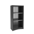 thumbnail image 1 of CorLiving Quadra Engineered Wood 3-Tier Shelf Adult Standard Bookcase with 2 Adjustable Shelves, 1 of 4