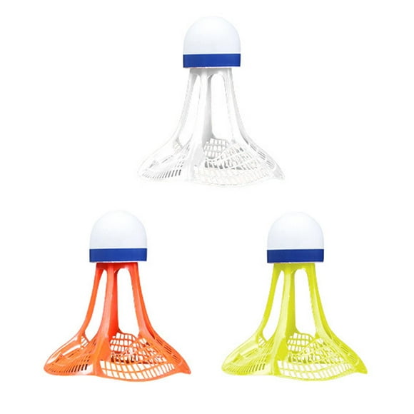 S SERENABLE 3 Pcs de Badminton Coupe-Vent Léger pour Plages Jardin Tous Niveaux Joueurs Couleurs Mélangées