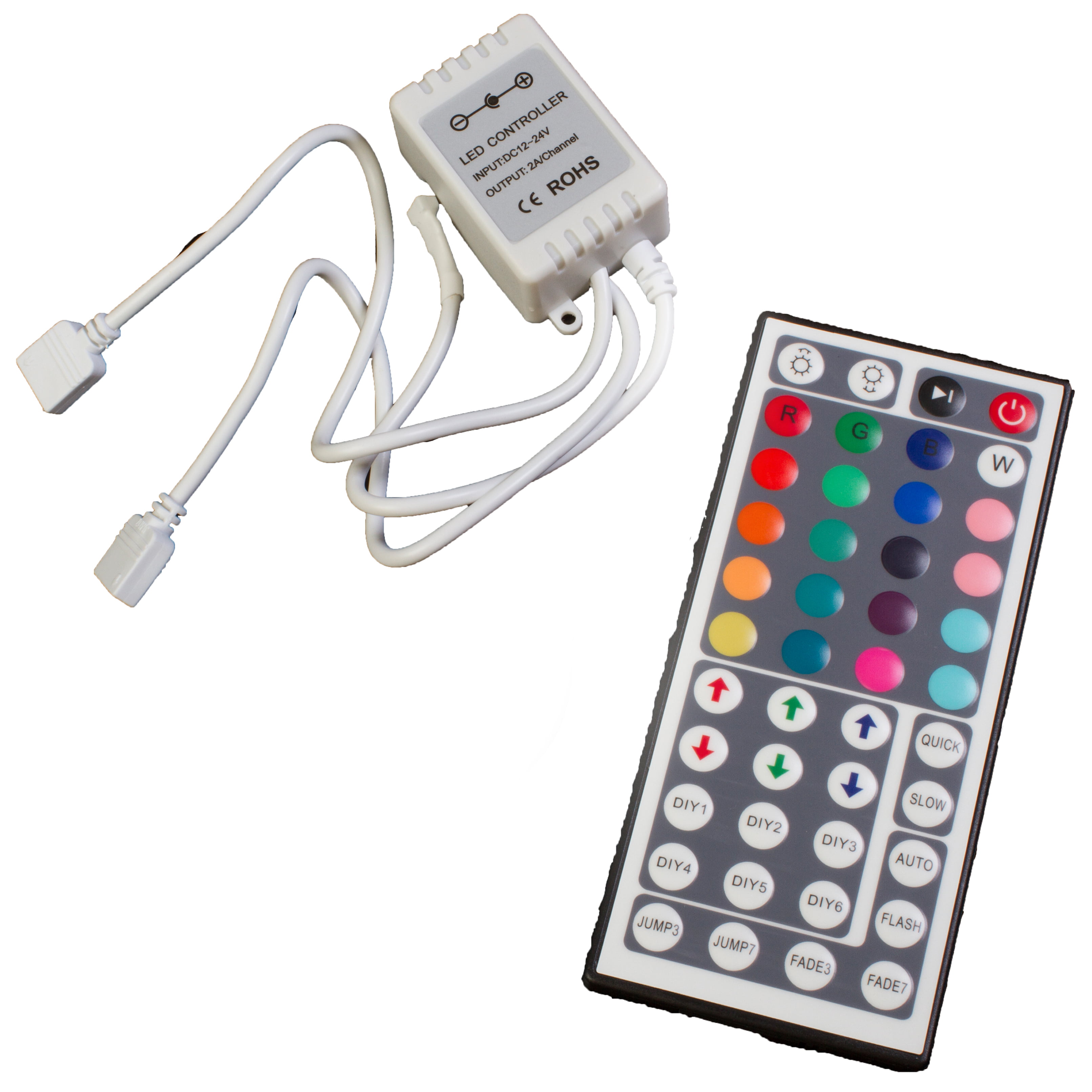 Details about   Clear Under Glow Tube Foot light Wireless IR Remote Control RGB LED Strip MBCD 