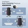 thumbnail image 2 of UUTO Cup Car Wireless Charger Mount, 15W Auto Clamping Car Phone Charging Cup Holder for iPhone 13/13 Pro/12/12 Pro/12 Pro Max Cup Mount Sliver, 2 of 6