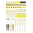 thumbnail image 4 of Bolígrafos con cuentas a granel con cuentas de surtidos, novedad para mujeres, oficina, adolescentes, estudiantes, niños, joyería, fabricación, 4 of 9
