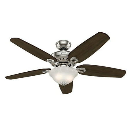 Hunter Fairhaven 52 Inch Indoor Nickel Ceiling Fan With