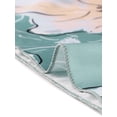 thumbnail image 5 of Unique Bargains Pyjama en Satin pour Femmes Ensemble de Détente Floral avec Short Vert m, 5 of 5