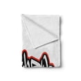 thumbnail image 2 of Matthew Soft Flannel Fleece Throw Blanket, Font Design Inspired by Hip-hop Culture and Street Art Name for Men, Cozy Plush for Indoor and Outdoor Use, 60" x 80", Vermilion White, by Ambesonne, 2 of 6