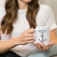 thumbnail image 2 of 15 fl oz Ceramic Mug, Chautauqua Lake, New York, Anchor Icon, Dishwasher & Microwave Safe, 2 of 5