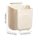 thumbnail image 3 of Bote de Basura Plegable de Pared, Cubo de Almacenamiento Plástico Colgante Telescópico para Cocina/Baño, Diseño Ahorrador de Espacio, Capacidad Ajustable, Blanco/Gris, 21x22x12cm, 3 of 6