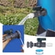 thumbnail image 3 of Barril de lluvia Desviador de PVC con conector de mamparo Adaptador de manguera del grifo 3/4 de pulgada, 3 of 8