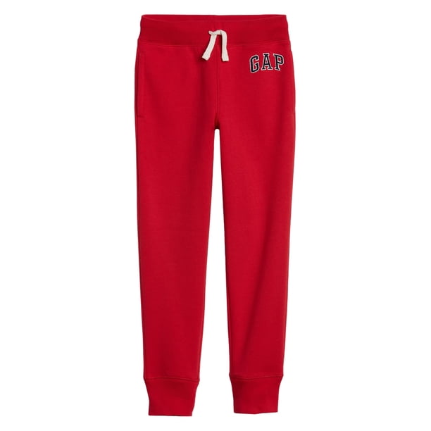 Pantalones Jogger con Logo para Niños de Gap, Color Rojo Puro, Talla XS