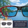 thumbnail image 7 of Polarized Wrap Around Sports Sunglasses for Men Women Driving Fishing Running Cycling Sun Glasses, 7 of 7