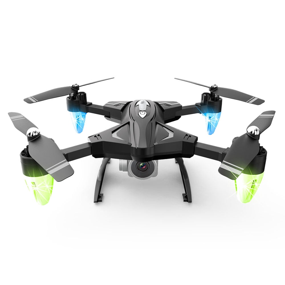 F69 Drone Pro LED 5MP 1080P HD Camera Selfie WIFI FPV Foldable RC Quadcopter 