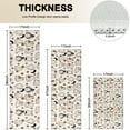 thumbnail image 4 of Vintage Ghost Halloween Pattern Kitchen Rugs Sets Of 3,Kitchen Runner Rugs Non Skid Washable,Decorative Kitchen Floor Mats for Kitchen,Sink,Laundry,17"x30"+ 17"x47" + 17"x59", 4 of 6