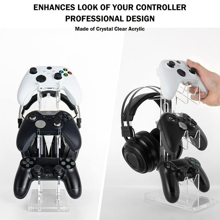 2 Pack Acryl Hoofdtelefoonstandaard, 3 Tier Gaming