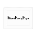 thumbnail image 1 of Quote Friend Faly Fight Photo Mount Frame Picture Art Painting Desktop 5x7 inch, 1 of 3
