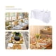 thumbnail image 5 of Mantel de satén, mantel para banquetes, brillante, color liso, para bodas y eventos en hoteles, resistente, plegable, 100% poliéster, para salón de banquetes,Wsvlmg, 5 of 9