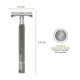 thumbnail image 2 of Rastrillo Mamba Shave Ragnar Vintage Acero Inox Con 5 Navajas de Afeitar plateado Mamba Shave RLMS181P, 2 of 4