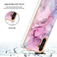 thumbnail image 5 of Designed for Samsung Galaxy A05s Marble Case, Ultra Thin Girls Women Plating Marble Designed Flexible Soft TPU IMD Marble Protective Case Cover for Samsung Galaxy A05s - Pink, 5 of 11
