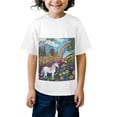 thumbnail image 3 of HANMUN Boys and Girls Tough Fashionable One Side Hot T-Shirts and Short Sleeves, Size XS-XL Made in USA, 3 of 4