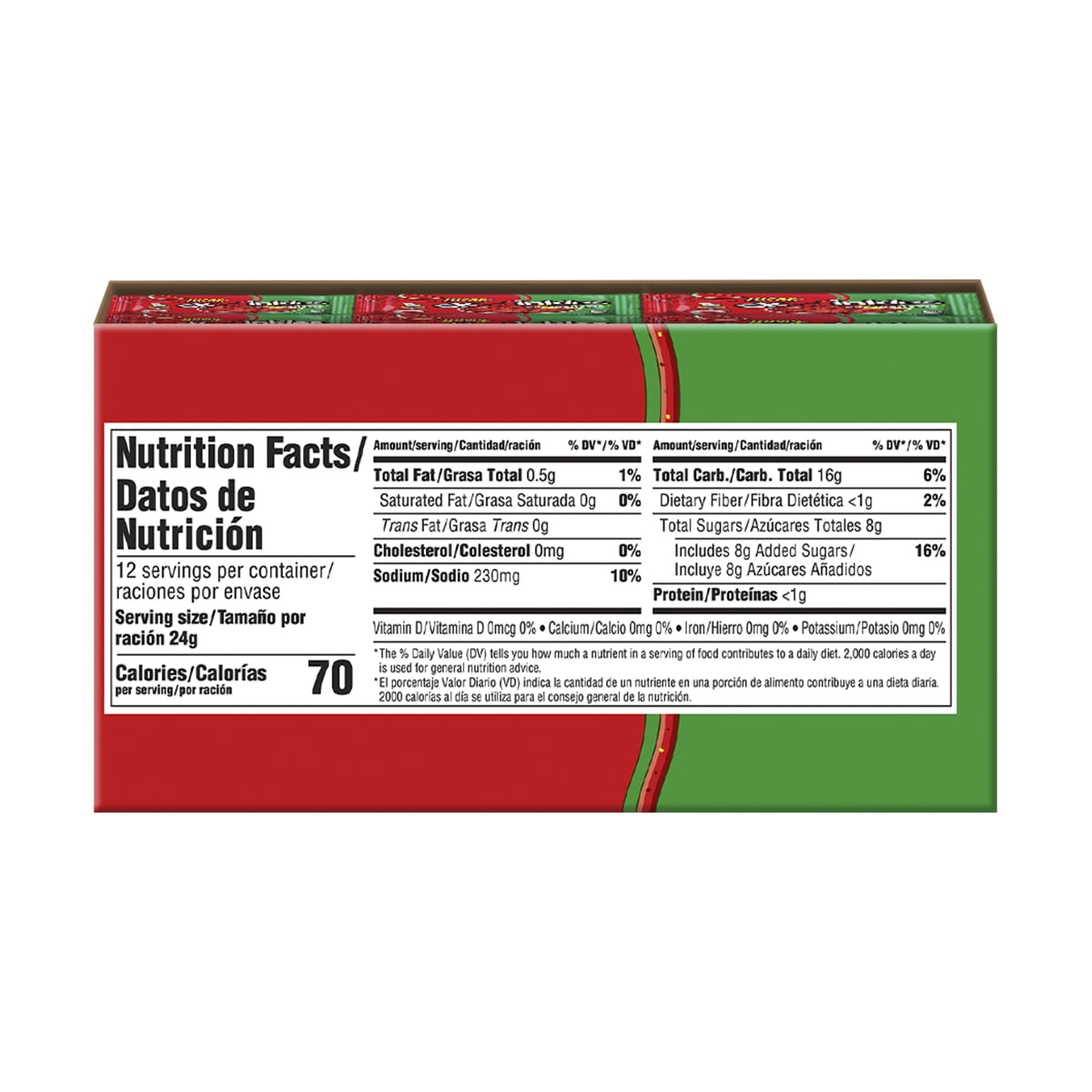 Lucas Skwinkles Salsagheti Watermelon, 0.85 oz, 12 Packages