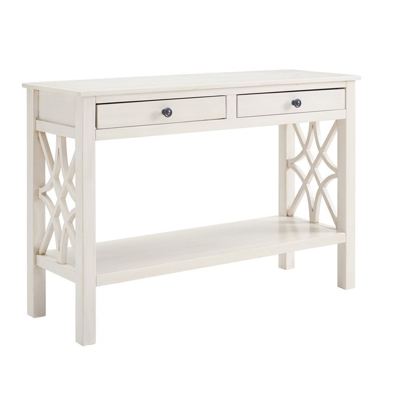 Riverbay Furniture Console Table In Off, Off White Console Table With Drawers