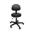 thumbnail image 2 of Silla Taburete Banco Consultorio Tatoo Spa Vanlig Con Respaldo Asiento Negro, 2 of 4