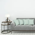 thumbnail image 3 of Ambesonne Geometric Throw Pillow Cover 4 Pack, Chevron Retro Style, 16", Seafoam Yellow Grey, 3 of 7