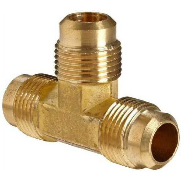 Anderson Metals - 54044-10 Brass Tube Fitting, Flare Tee, 5/8" x 5/8" x 5/8" Flare
