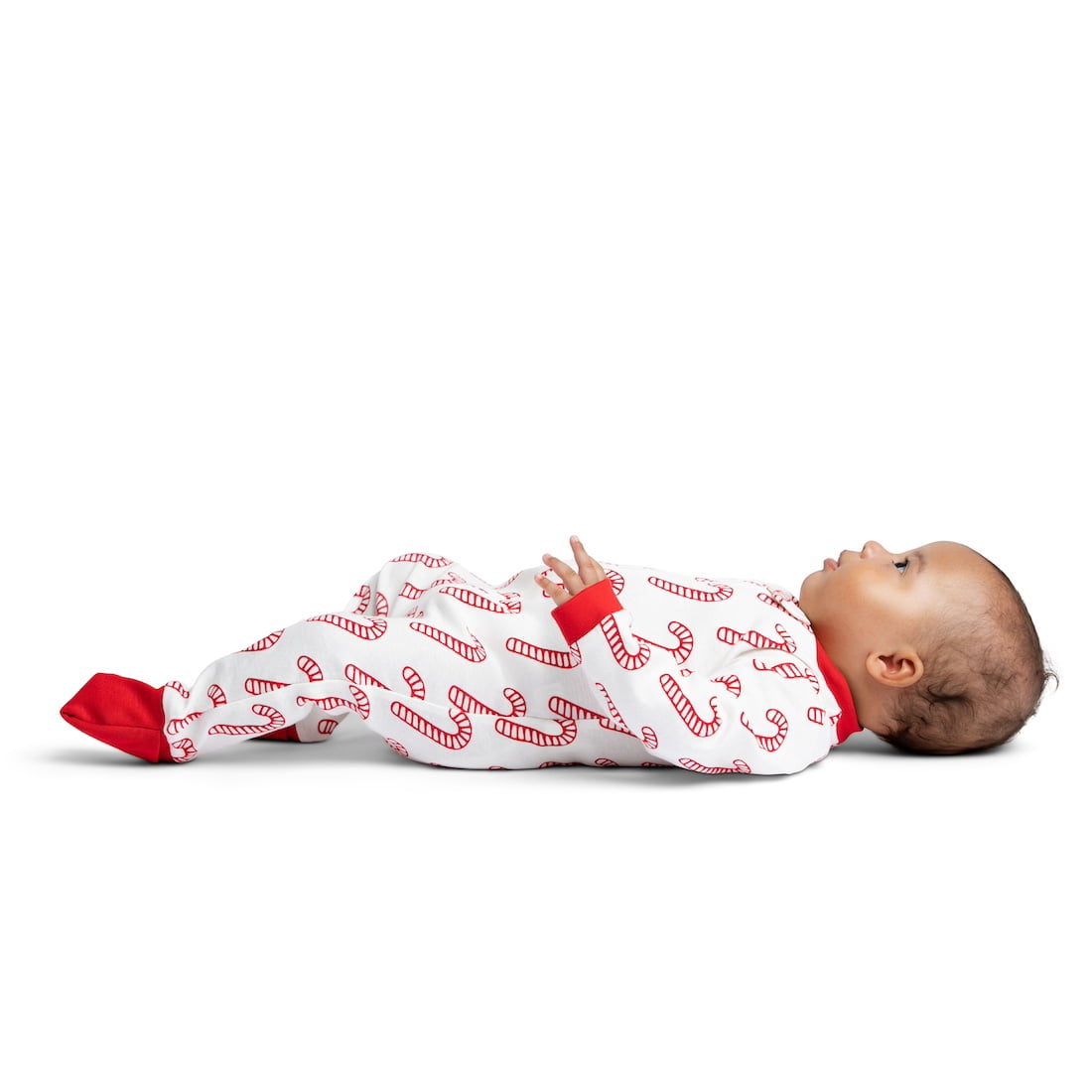M+A by Monica + Andy Gender Neutral Baby Christmas Organic Cotton One Piece Pajamas and Bib Set, 2-Piece, Sizes 0M-24M