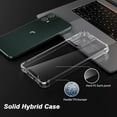 thumbnail image 3 of MHWL Clear Hard PC & TPU Cell Phone Case for Motorola Moto G 5G (2024), 1 Count, 3 of 16