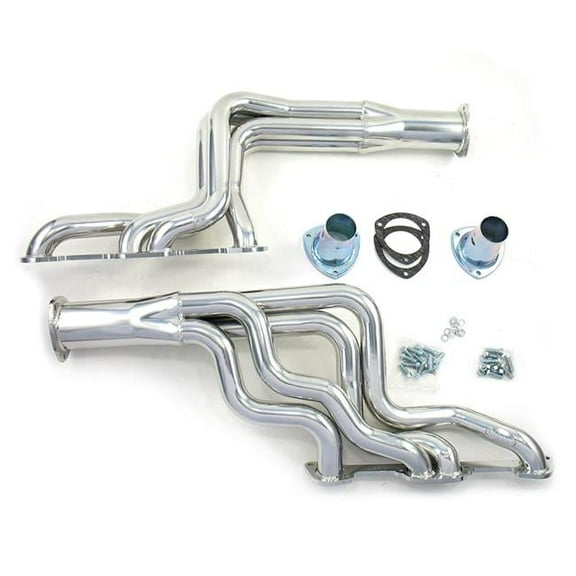 Metallic Ceramic Coated Headers for Pontiac 326-455 1964-72