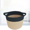 thumbnail image 2 of Laundry Hamper Rope Woven Handmade Handheld Dirty Clothes Hamper Laundry Basket, 2 of 9