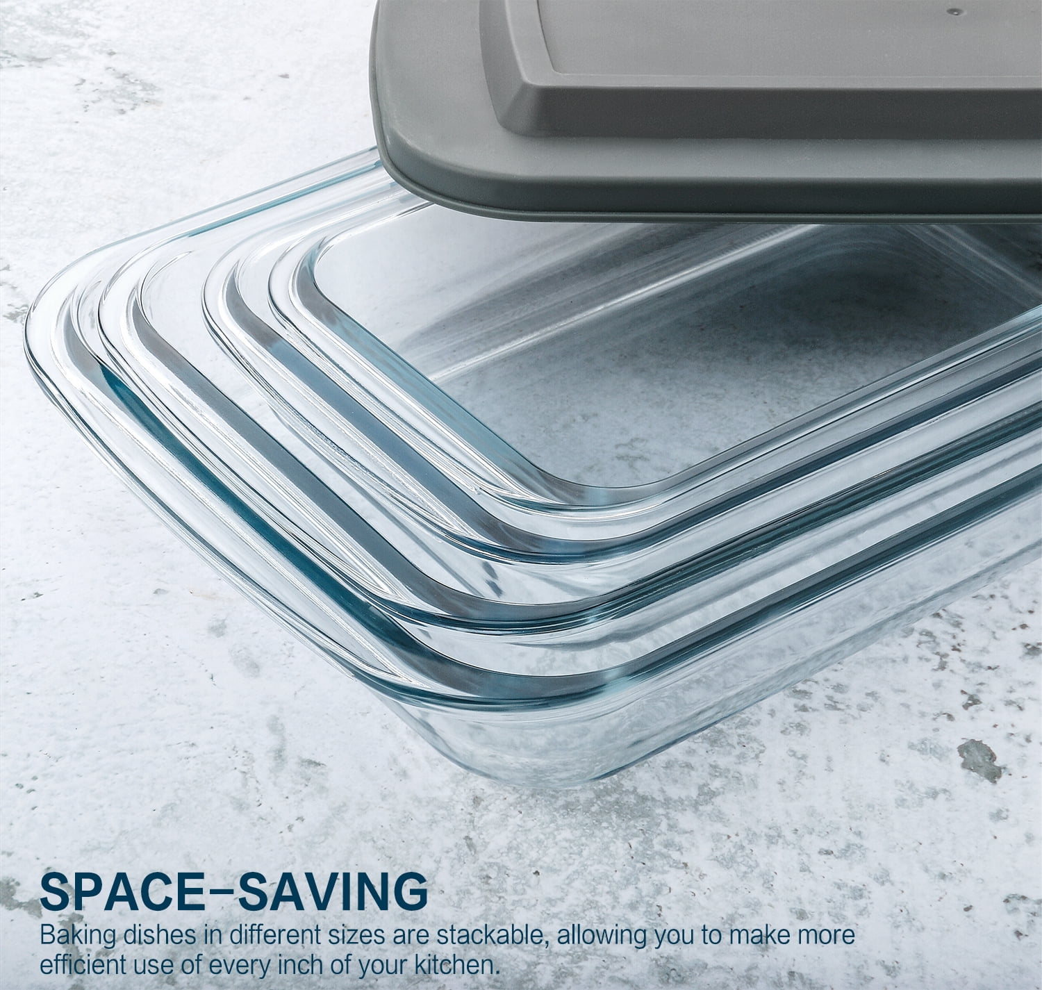 Sizes of hot sale glass baking dishes