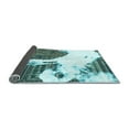 thumbnail image 2 of Ahgly Company Indoor Square Oriental Light Blue Modern Area Rugs, 7' Square, 2 of 4